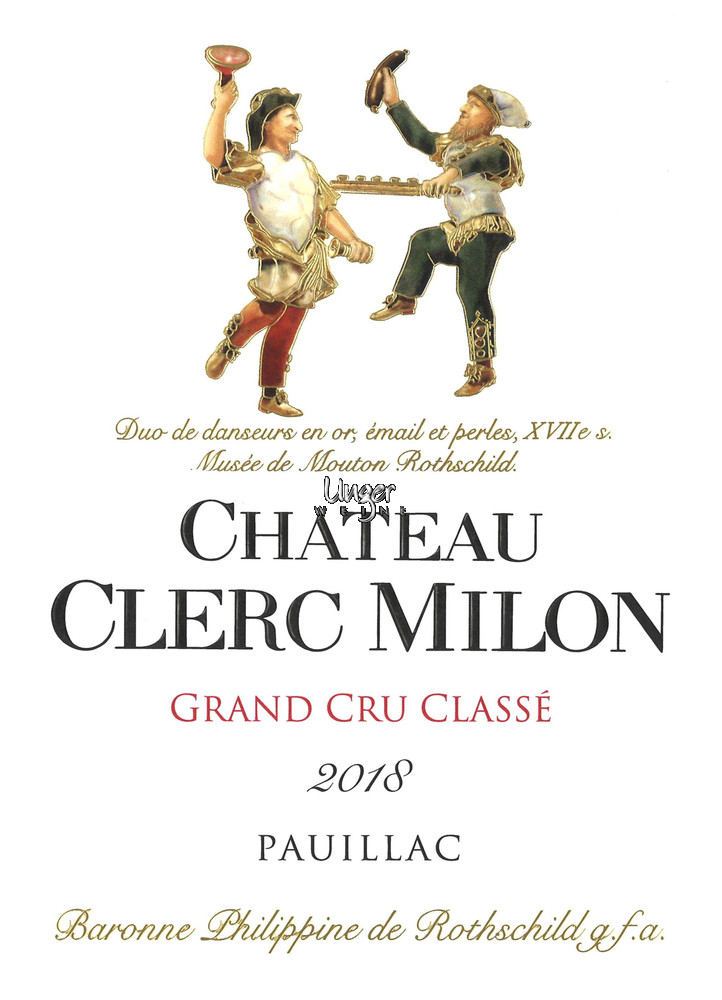 2018 Chateau Clerc Milon Rothschild Pauillac