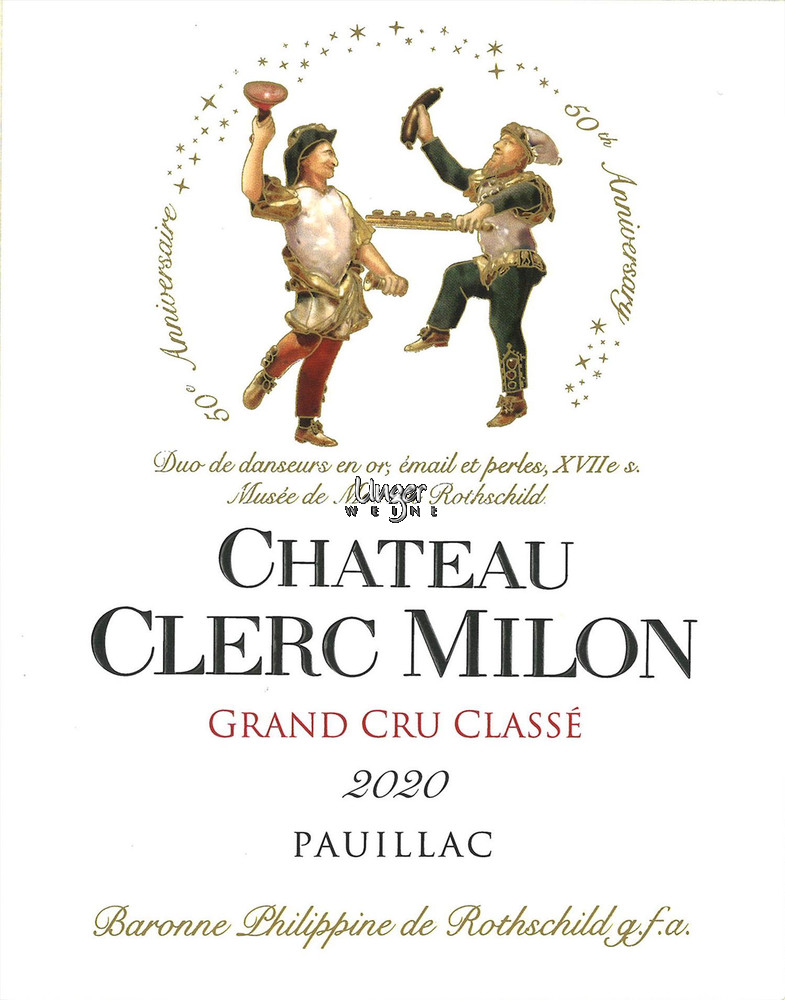 2020 Chateau Clerc Milon Rothschild Pauillac