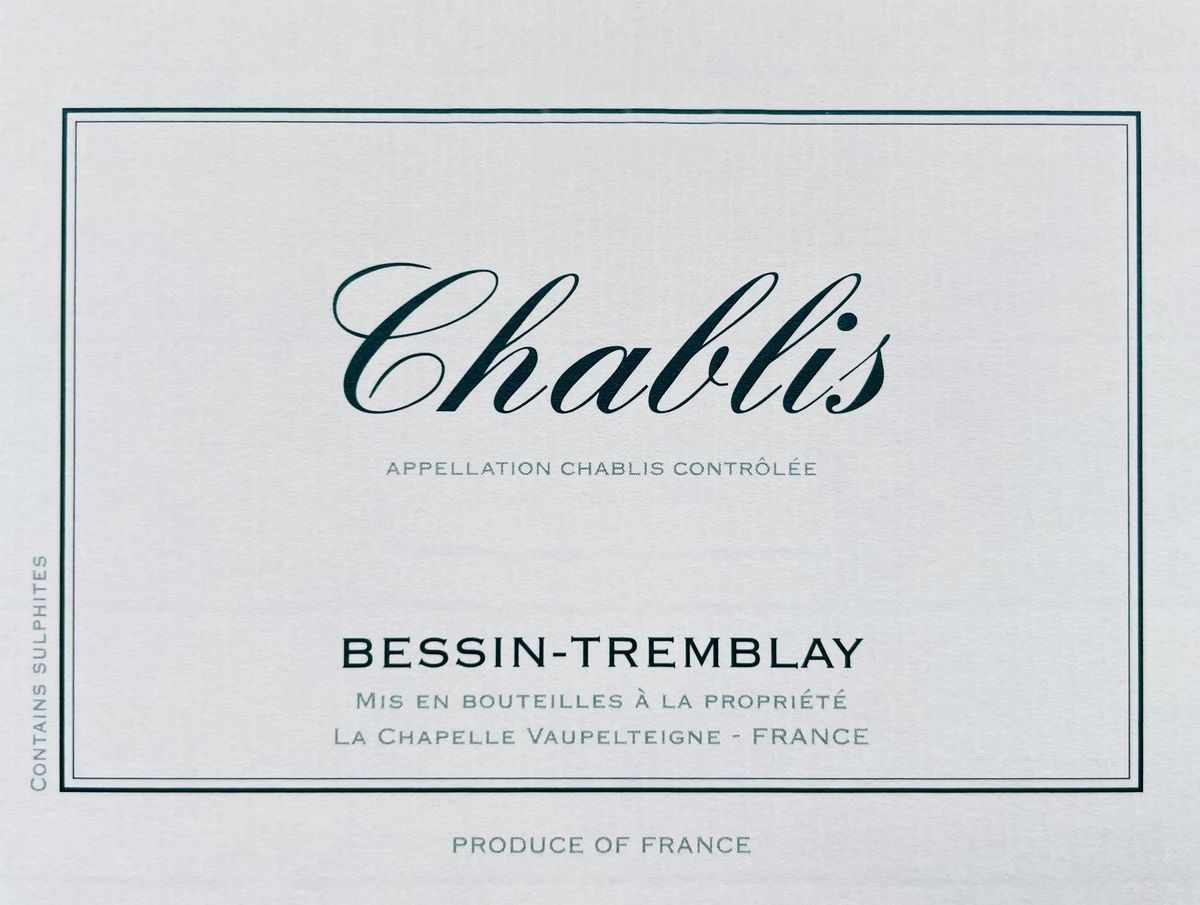 Domaine Bessin Tremblay - Chablis 2023