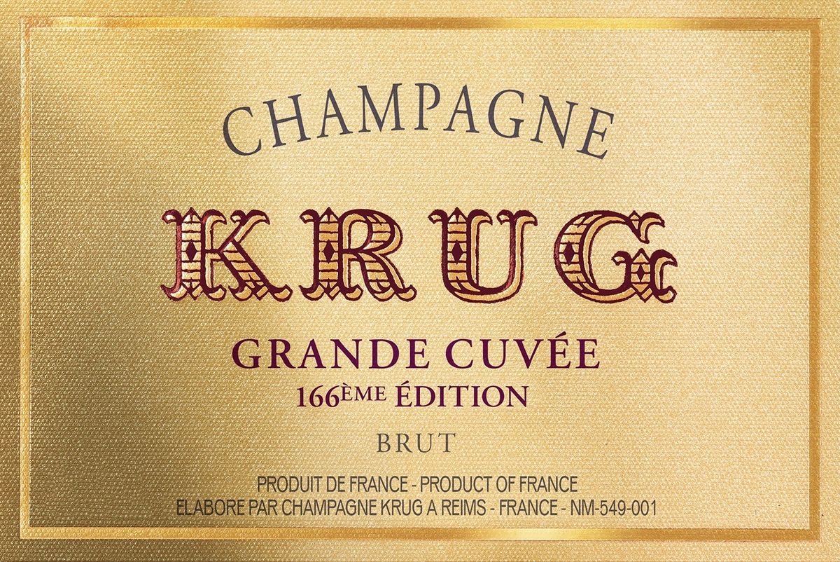 Krug - Champagner Grande Cuvee 166eme Edition, brut