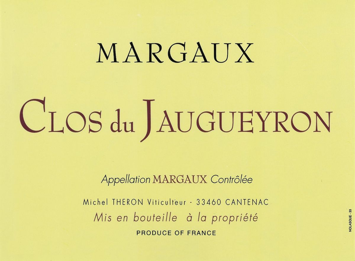 Chateau Clos du Jaugueyron a Margaux 2010
