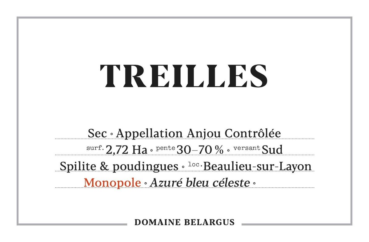 Domaine Belargus - Treilles 2020