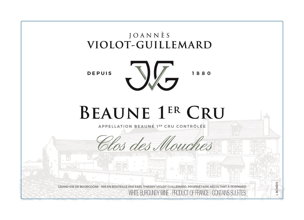 Joannes Violot-Guillemard - Beaune Clos des Mouches 1er Cru 2021 0,75 L