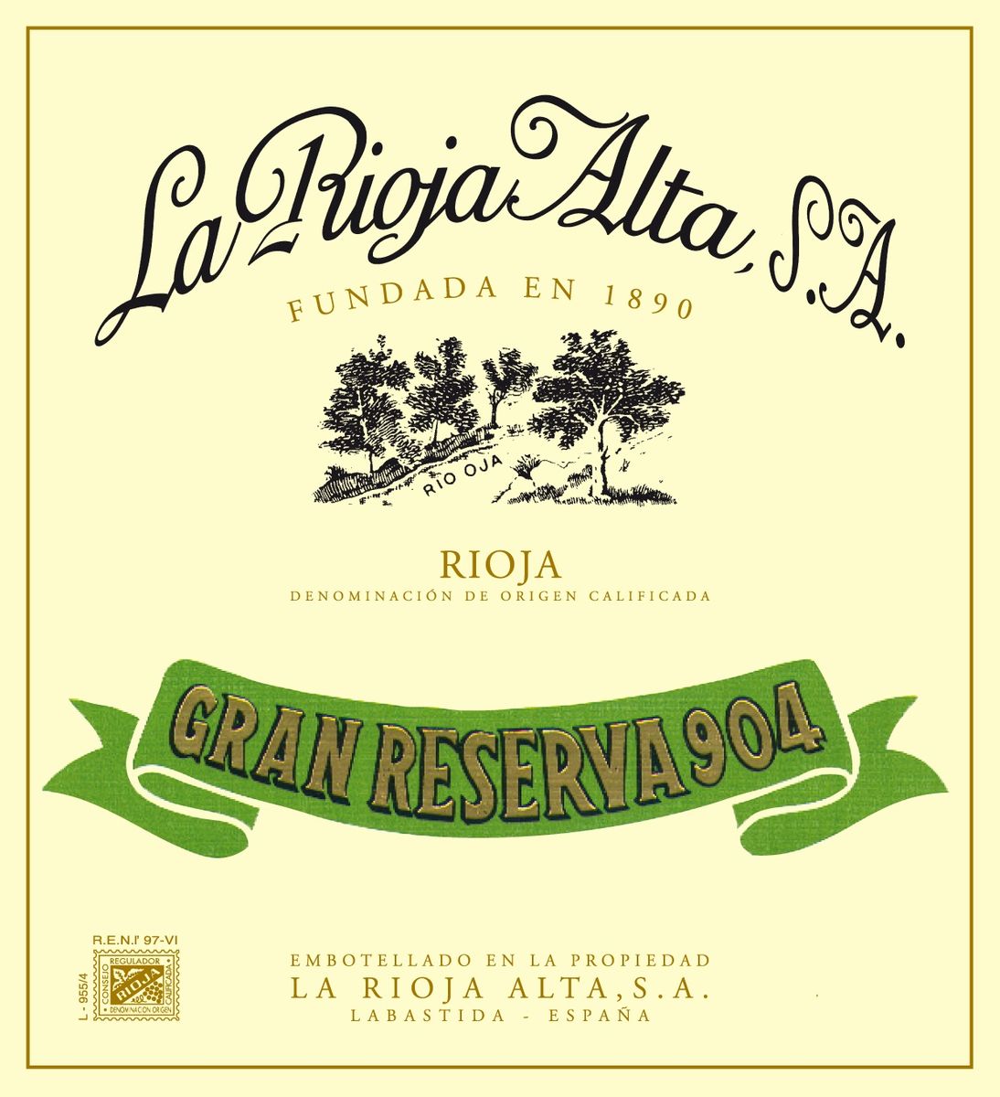 La Rioja Alta - Gran Reserva 904 2016 0,75 L
