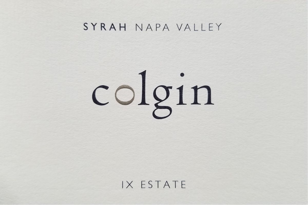 Colgin - IX Estate Syrah 2019 0,75 L