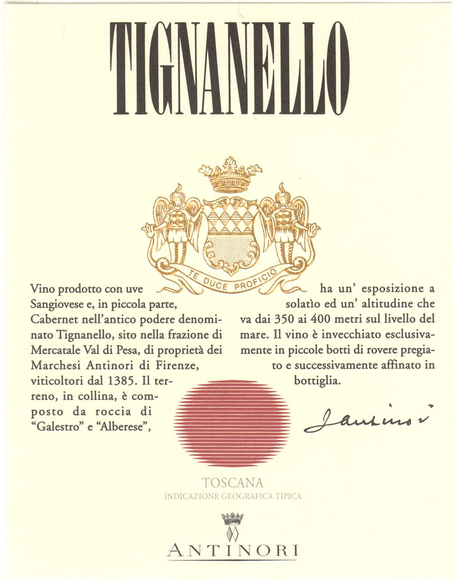 Antinori - Tignanello 2019