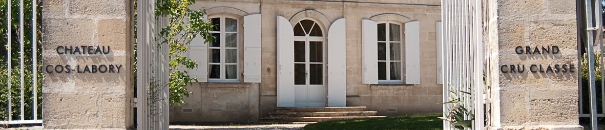 Eingang zum Château Cos Labory.