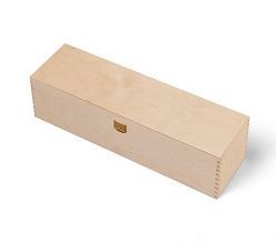 Geschenkverpackungen - Geschenk-Holzkiste für 1 MAGNUM Flasche Geschenk-Holzkiste für 1 MAGNUM Flasche Klappdeckel 470 x 125 x 125 extra groß