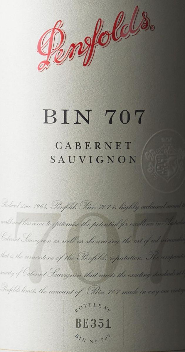 Penfolds - Cabernet Sauvignon Bin 707 1997 0,75 L
