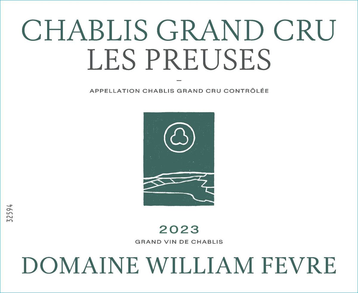 Domaine William Fevre - Chablis Les Preuses Domaine Grand Cru 2023 0,75 L