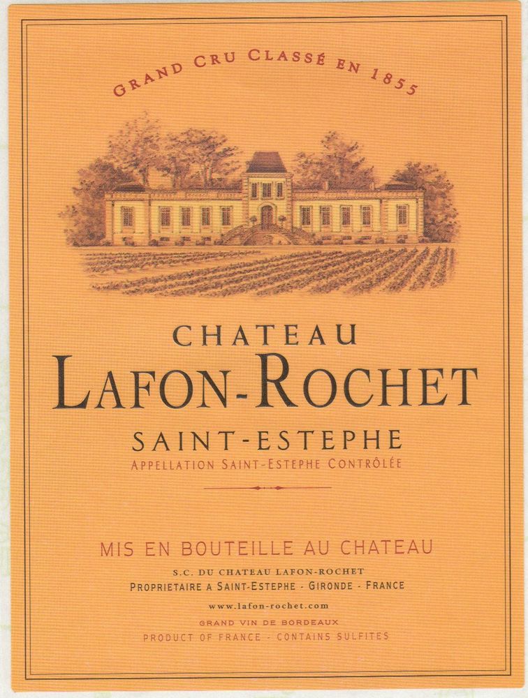 ⁨Chateau Lafon Rochet 1982⁩ ⁨0,75 L⁩