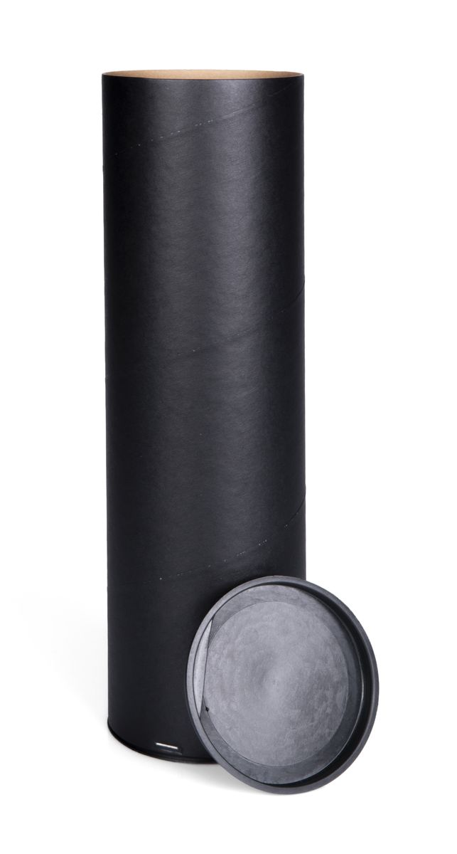 Geschenkverpackungen - rund, schwarz rund, schwarz
