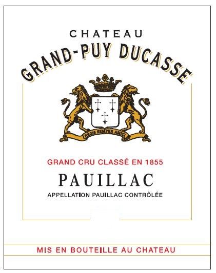 Chateau Grand Puy Ducasse 2019