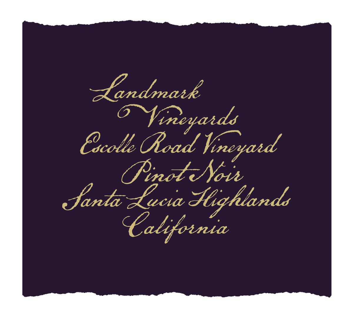 Landmark - Escolle Road Pinot Noir 2019 0,75 L