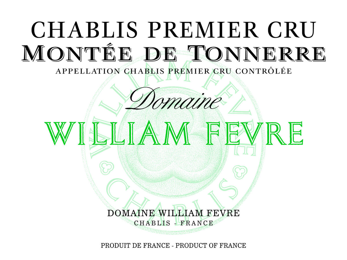 Domaine William Fevre - Chablis Montee de Tonnerre Domaine 1er Cru 2023