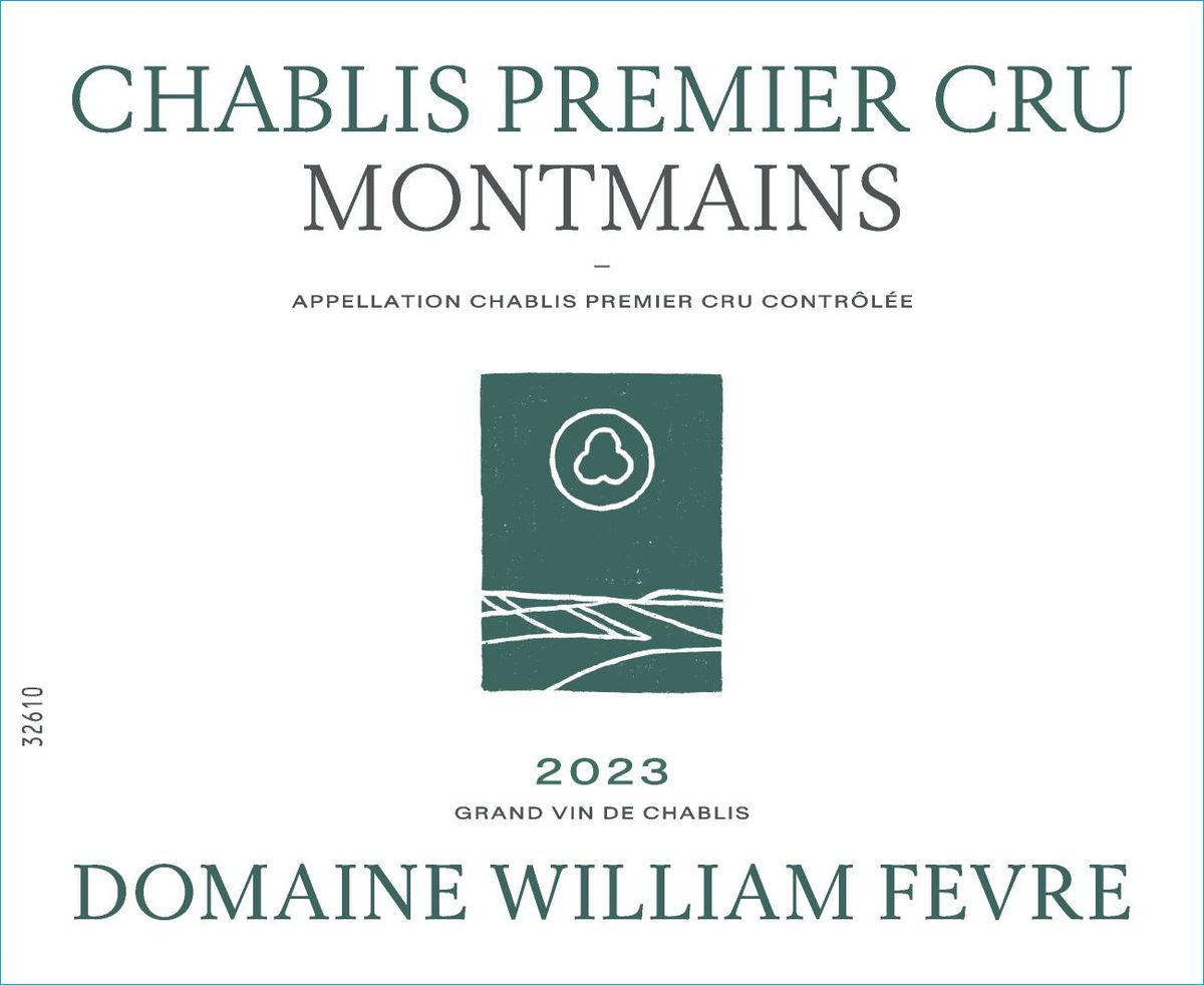 Domaine William Fevre - Chablis Montmains Domaine 1er Cru 2023 0,75 L