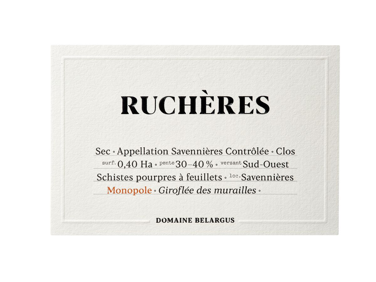 Domaine Belargus - Rucheres 2021 0,75 L
