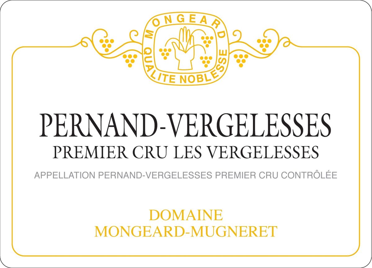Mongeard Mugneret - Pernand Vergelesses Les Vergelesses 1er Cru 2019 0,75 L