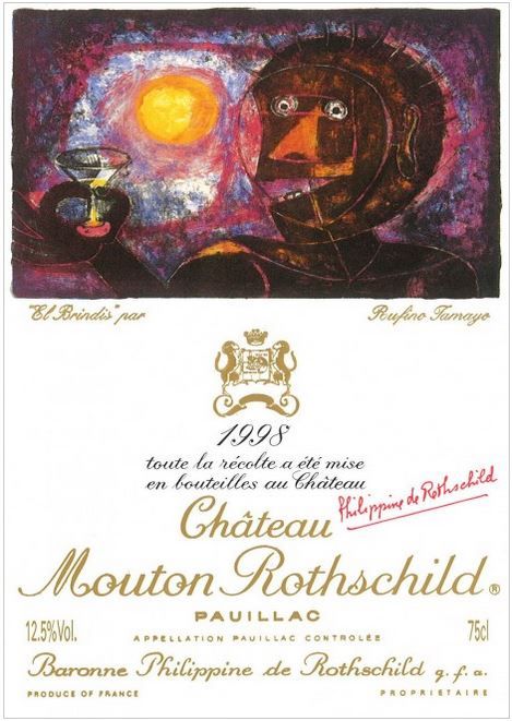 ⁨Chateau Mouton Rothschild 1998⁩ ⁨0,75 L⁩