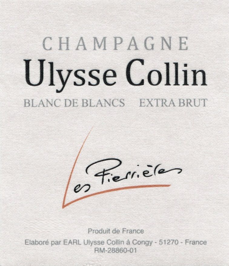 Collin, Ulysse - Champagner "Les Pierrieres" Blanc de Blancs Extra Brut, Coteaux du Petit Morin