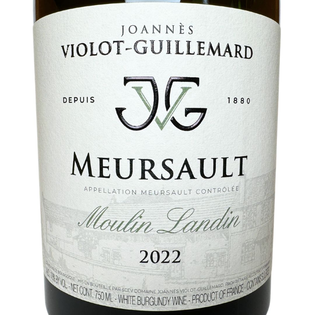 Joannes Violot-Guillemard - Meursault Le Moulin Landin 2022 0,75 L