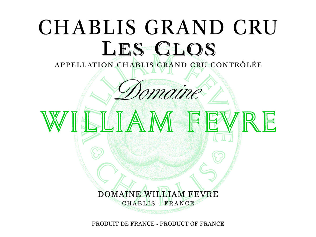 Domaine William Fevre - Chablis Les Clos Domaine Grand Cru 2023