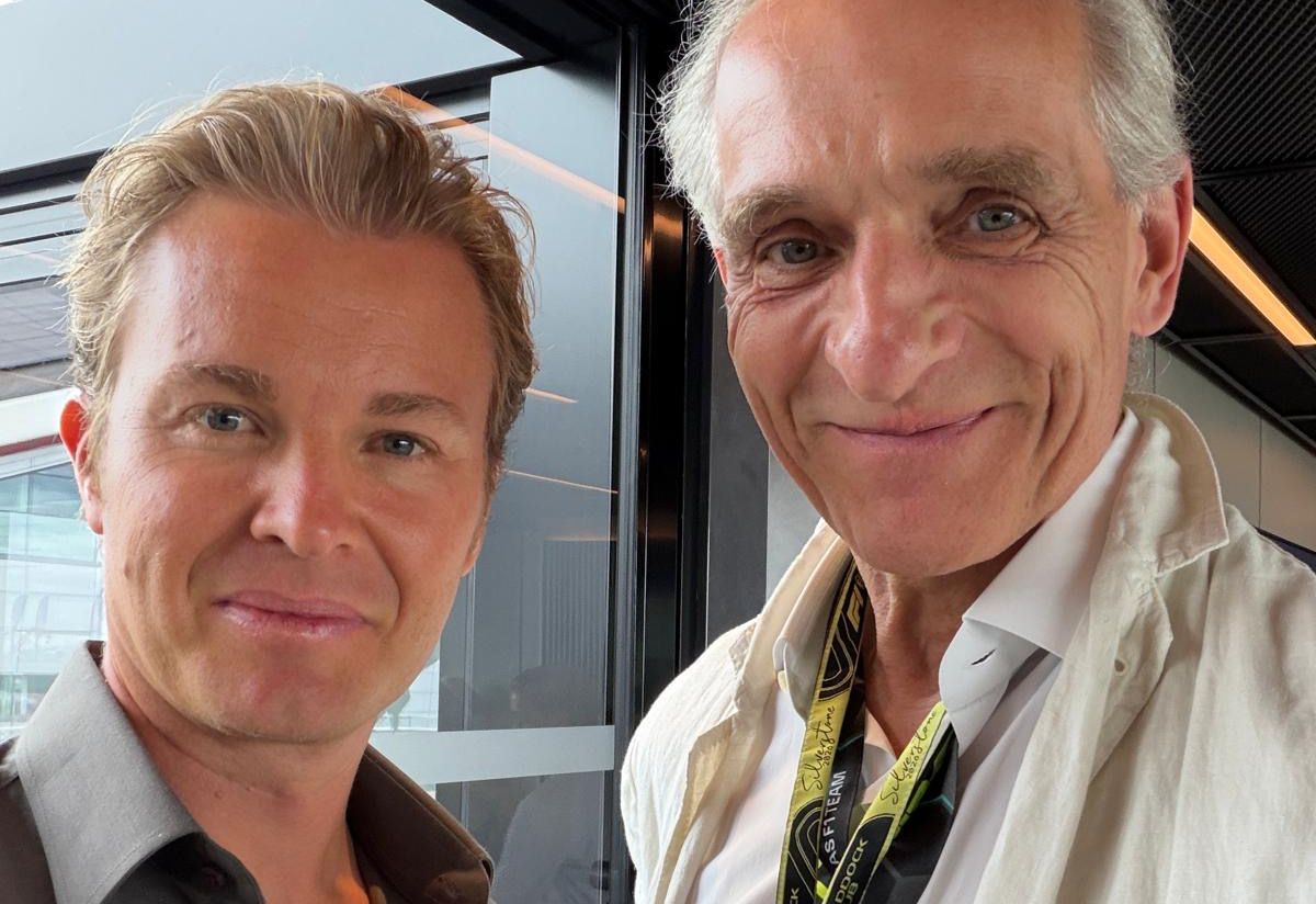 Michael Unger mit Nico Rosberg