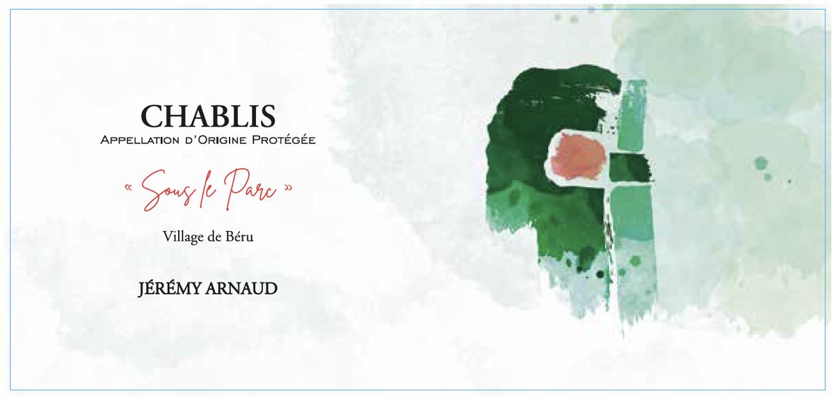 Domaine Jeremy Arnaud - Chablis "Sous le Parc" Village de Béru 2022