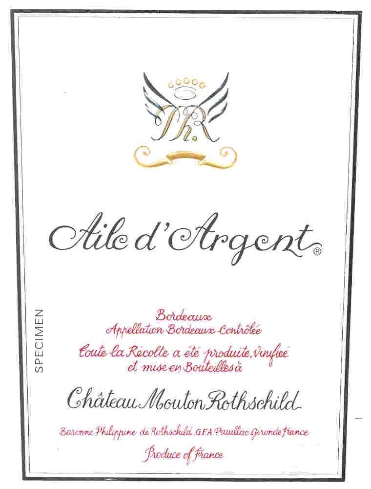 Chateau Mouton Rothschild - Aile d´Argent Blanc 2021