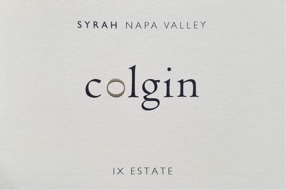 Colgin - IX Estate Syrah 2018