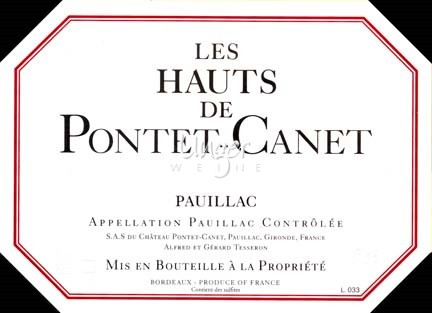 Chateau Pontet Canet - Les Hauts de Pontet 2011