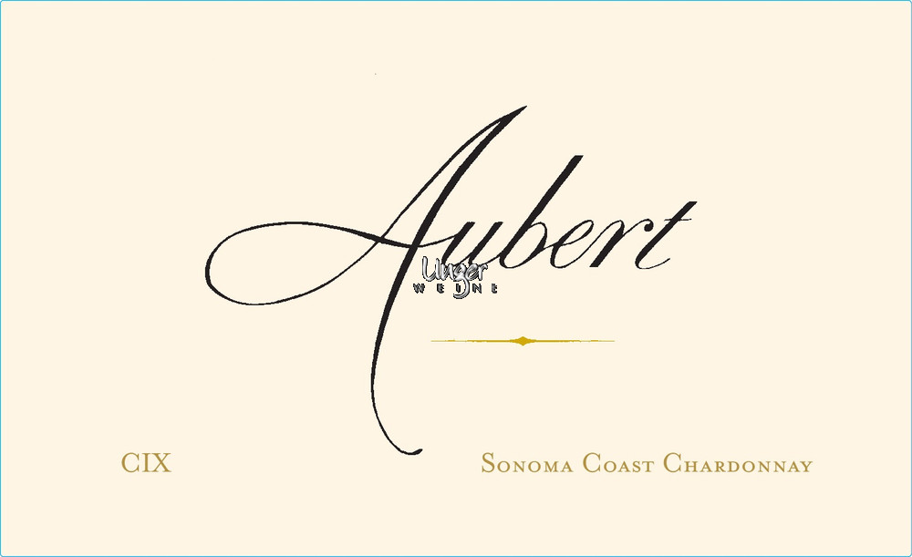 2019 Chardonnay CIX Vineyard Aubert Sonoma Coast