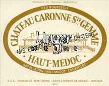 2003 Chateau Caronne Sainte Gemme Haut Medoc