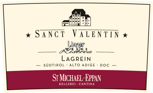 2019 St. Valentin Lagrein Riserva Kellerei St. Michael, Eppan Südtirol