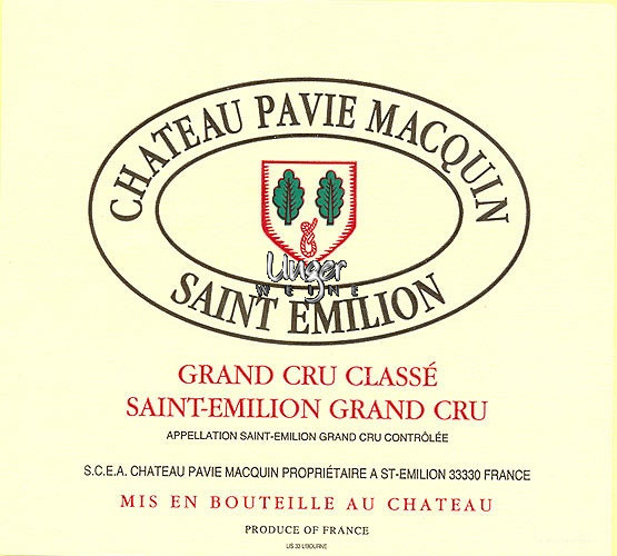 1999 Chateau Pavie Macquin Saint Emilion
