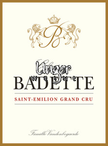 2016 Chateau Badette Saint Emilion