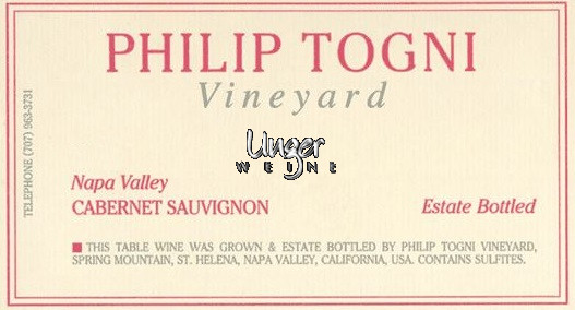 1991 Cabernet Sauvignon Togni, Philip Napa Valley