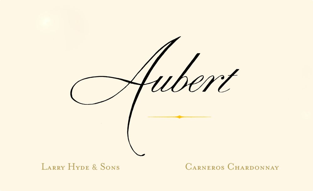 2015 Hyde & Sons Vineyard Carneros Chardonnay Aubert Sonoma Coast