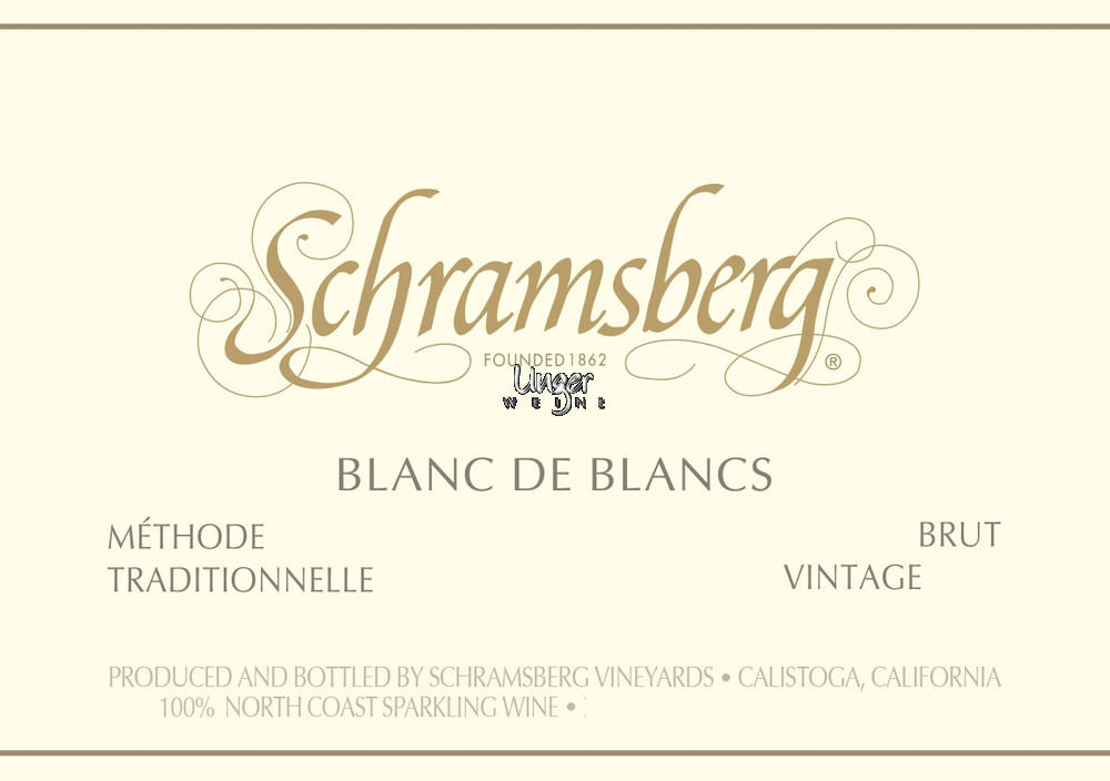 2014 Blanc de Blancs Schramsberg Kalifornien