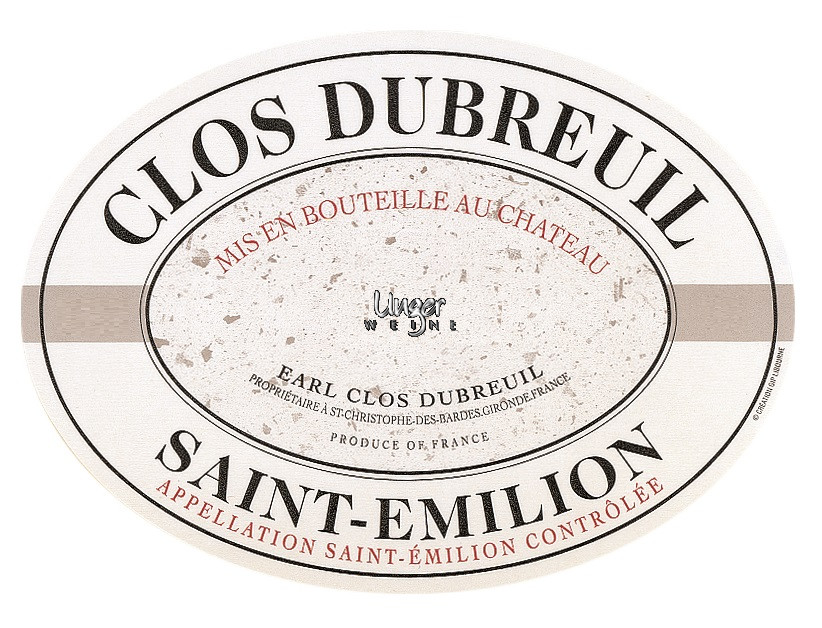 2000 Chateau Clos Dubreuil Saint Emilion