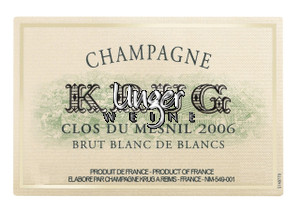 2006 Champagner Clos du Mesnil, brut Krug Champagne