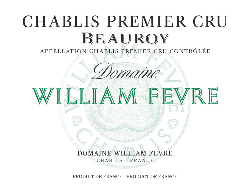 Domaine William Fevre - Chablis Beauroy Domaine 1er Cru 2022