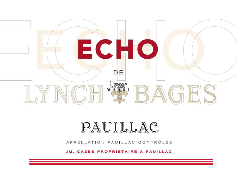 2019 Echo Chateau Lynch Bages Pauillac