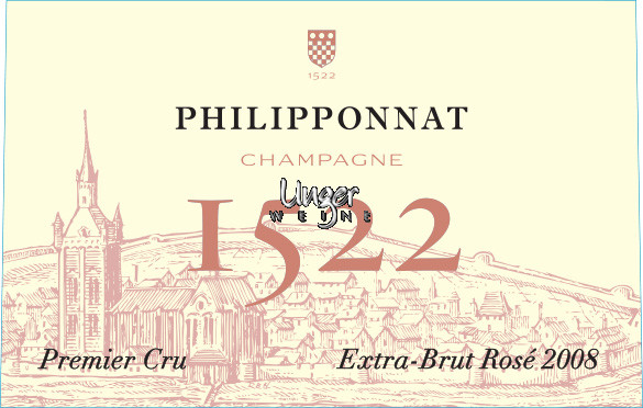 2008 Champagne Cuvee 1522 Rose Extra Brut Philipponnat Champagne