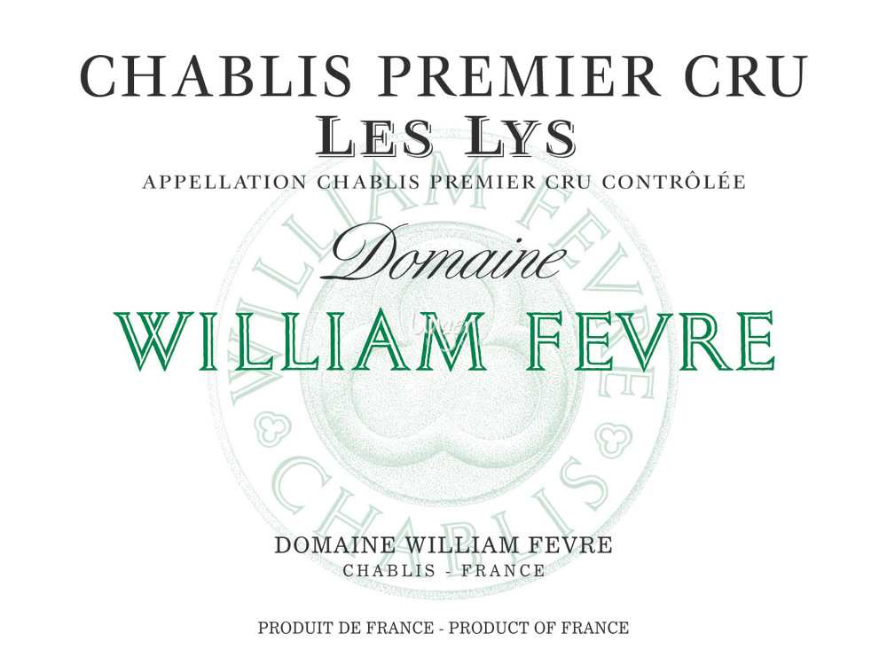 Domaine William Fevre - Chablis Les Lys Domaine 1er Cru 2020