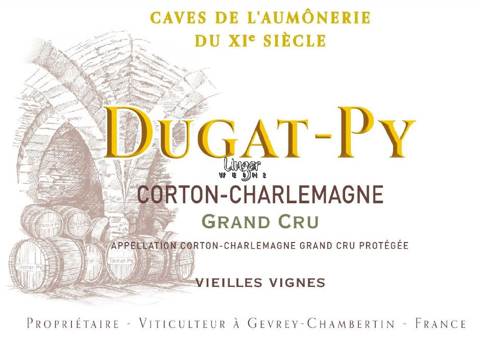 2022 Corton Charlemagne Grand Cru Blanc Tres Vieilles Vignes Dugat Py Cote de Beaune