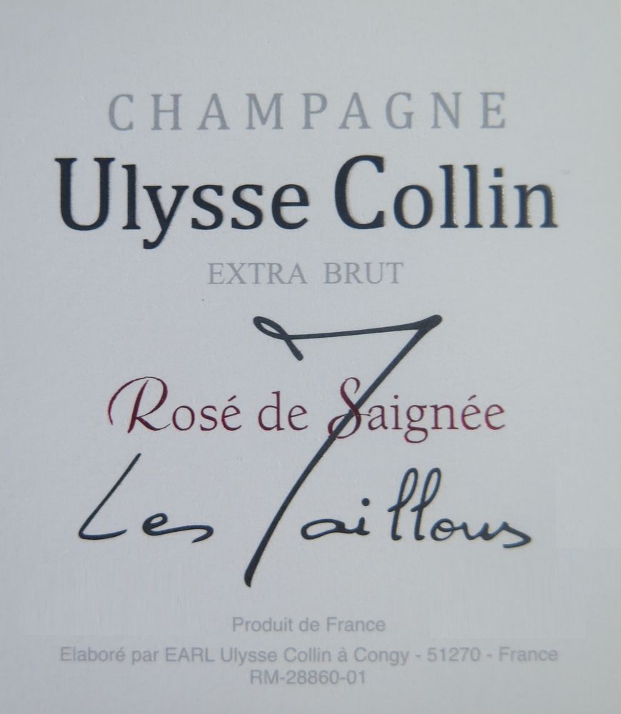 Champagner "Rose Les Maillons" Le Rose de Saignee Extra Brut (2014) Collin, Ulysse Champagne