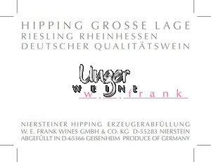 2016 Riesling Hipping Grosse Lage Weingut W.E. Frank Rheinhessen