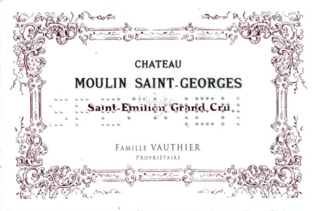 Chateau Moulin Saint Georges 2020
