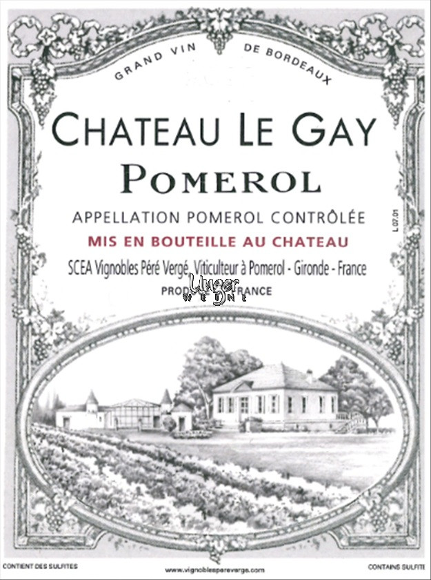 2015 Chateau Le Gay Pomerol